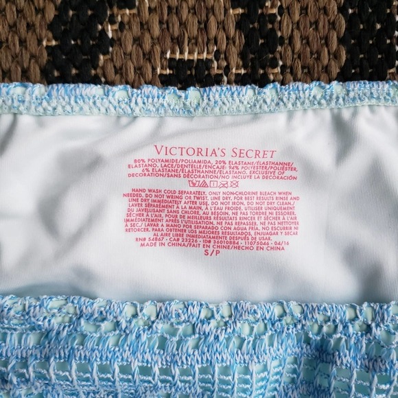 Victoria's Secret Crochet Lace String Teeny Bikini - Picture 6 of 7